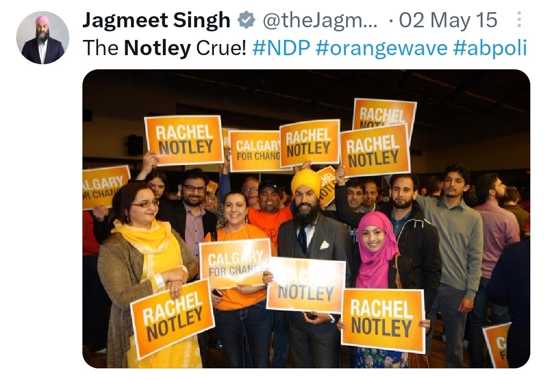 KirkLubimov's tweet photo. Jagmeet Singh doesn't seem to be stepping up for Rachel Notley this time around.
Not sure who is more toxic for whose political career.
But don't let this silence fool you they are closer in politics than they are farther apart. https://t.co/sfpxmIKp4b