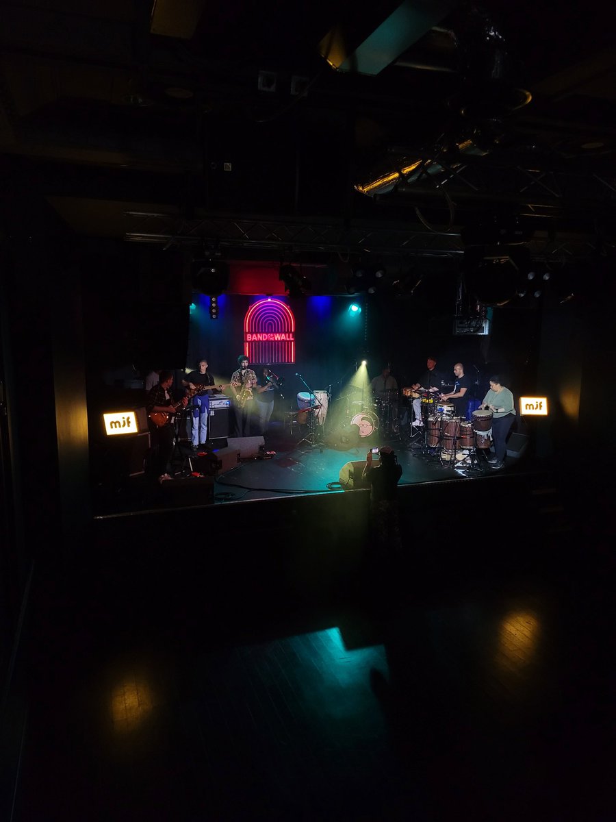 <a href="/Hannabiell/">Hannabiell</a> sound check sounded POWERFU. Very excited for their performance 😁 <a href="/bandonthewall/">Band on the Wall</a> #mjf2023