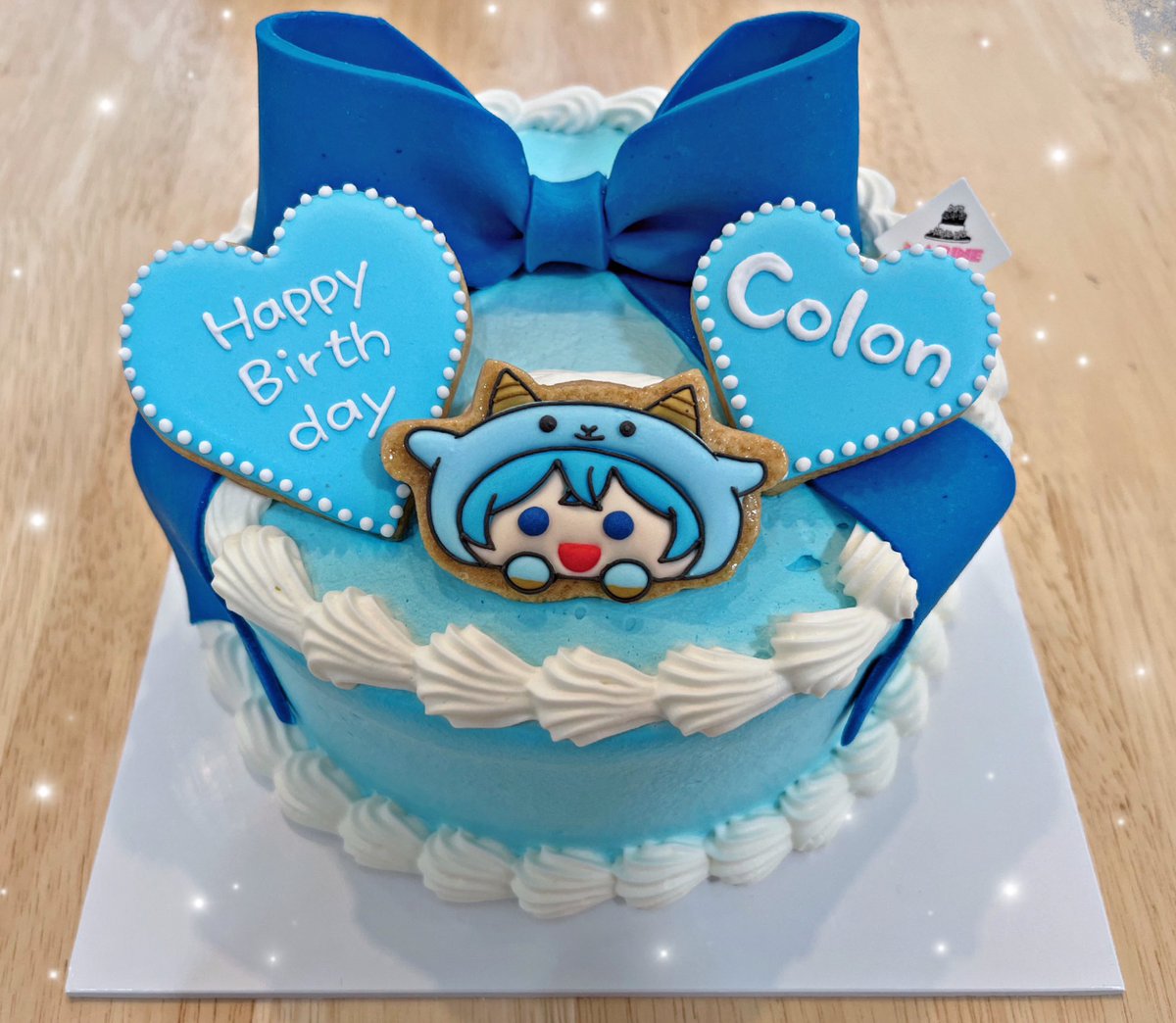 SatoColo0718's tweet photo. 今回はころんくんのあにまるモチーフを取り入れたケーキを作っていただきました！🐐🩵

とっても可愛くてとっても美味しいケーキでした🎂🩵

#ころんくん 
#ころんくん誕生祭2023 https://t.co/cqsiZzYdVs