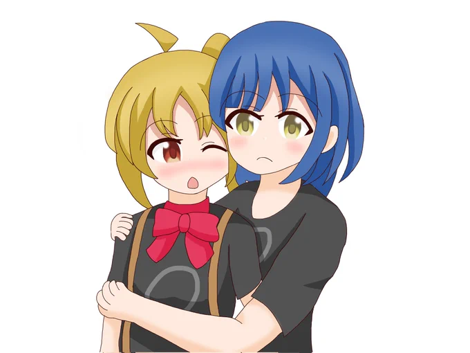 虹夏ちゃんお誕生日おめでとうございます! 独占欲強めのリョウ虹 #伊地知虹夏生誕祭2023 #伊地知虹夏誕生祭2023 #ぼざろお絵かき #ぼっち・ざ・ろっく #風花お絵かき