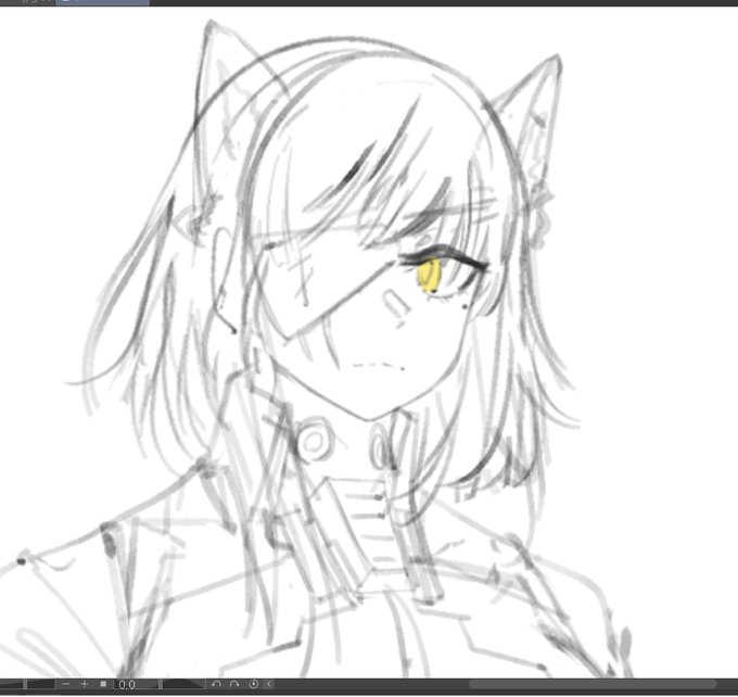 #少女前線 #Girlsfrontline #소녀전선 #ドルフロ    Cat SF M16A1 Emblem wip