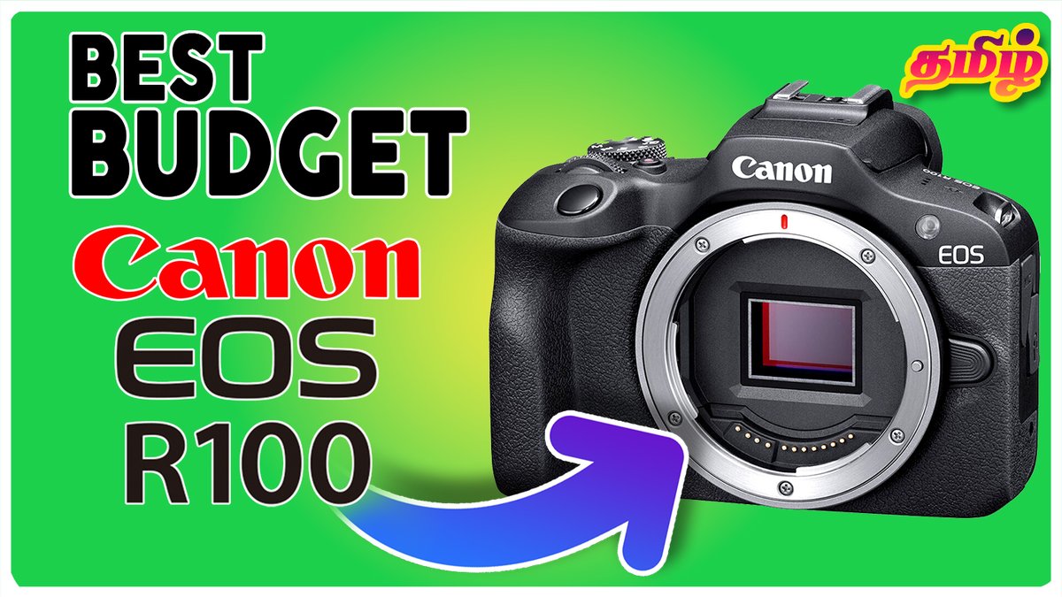 dhilipYo's tweet photo. https://t.co/I4tmDZSWHY Canon EOS R100 - Smallest &amp; Easiest Entry level Budget Mirrorless camera | தமிழ் 
#canonr100 #canoneosr #canonindia #Canon https://t.co/vbKghWDlVN