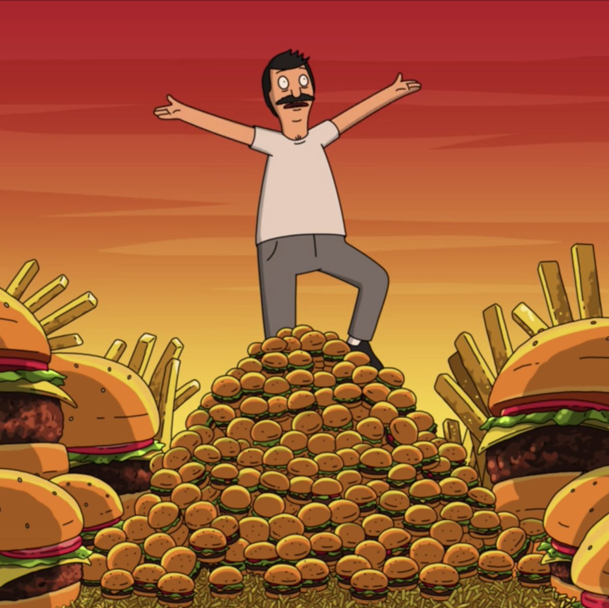 Big day over here. #NationalHamburgerDay