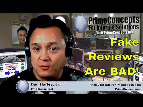 PrimeConcepts (@primeconcepts2k) on Twitter photo Tech Talk Episode #110 - Do Fake Reviews Work?
This is Episode #110 of Tech Talk with Dan Harley. I talk about fake reviews on Google, Yelp and Facebook. How come companies get away with posting them, the consequences of getting caught posting fake revie
conta.cc/3W9n4xQ Tech Talk Episode #110 - Do Fake Reviews Work?
This is Episode #110 of Tech Talk with Dan Harley. I talk about fake reviews on Google, Yelp and Facebook. How come companies get away with posting them, the consequences of getting caught posting fake revie
conta.cc/3W9n4xQ