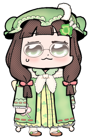 #Vtuber Patchy for @/cloverchibi_! Gnome edition :)
#clovercrafts