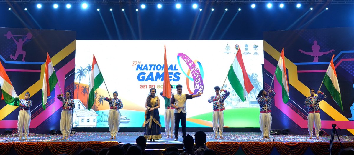 Hosted the logo launch ceremony of 37th #NationalGames to be held in Goa.