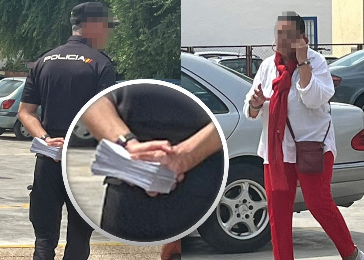 CapitanBitcoin's tweet image. La policía identifica a una mujer con 102 sobres con votos del PSOE junto a un colegio electoral de Dos Hermanas (Sevilla). La mujer no es interventora del PSOE y no le correspondía votar en ese colegio, según informa la Subdelegación del Gobierno en Sevilla.