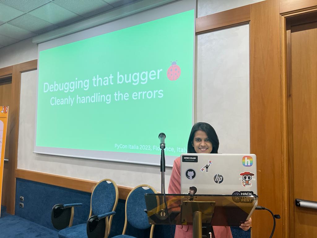 This was not just my first international talk. 

This was my first talk ever ✨
Thank you to the @pyconit team for having me