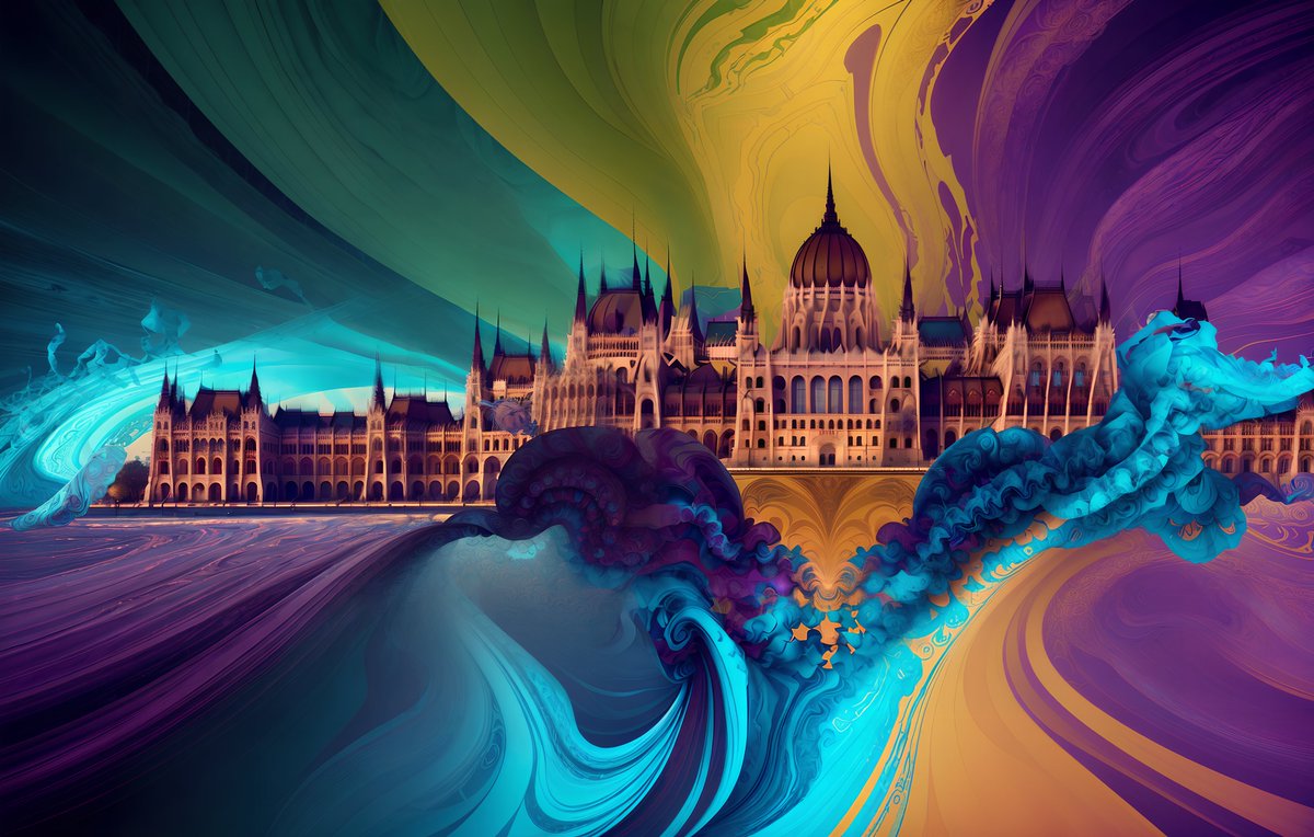 The Hungarian Parliament Building mixed with fluid art - #aiart #aiartdaily #aiartwork #aiartworks #aiartgallery #aiartcommunity #aiartlove #aiartlovers #aiartdailytheme #aiartsociety #aiartcafe #aiartistry