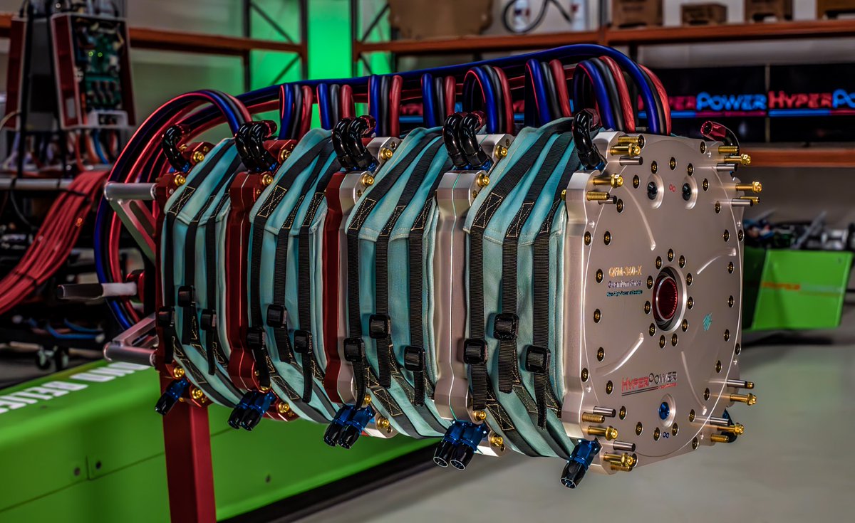 HyperPower Technologies (@hyperpowertech) on Twitter photo Stacked and packed with 5,000HP! This HyperArray of 4x QFM-360-X #Cryogenic #eMachines measures 720mm in length
World's first true "Top Fuel" spec #Automotive #Electric #Motor
Built for <a href="/TopEVRacing/">Top EV Racing</a>
We are #HyperPower #Technologies: #AcceleratingFutures
HyperPower.Tech Stacked and packed with 5,000HP! This HyperArray of 4x QFM-360-X #Cryogenic #eMachines measures 720mm in length
World's first true "Top Fuel" spec #Automotive #Electric #Motor
Built for <a href="/TopEVRacing/">Top EV Racing</a>
We are #HyperPower #Technologies: #AcceleratingFutures
HyperPower.Tech