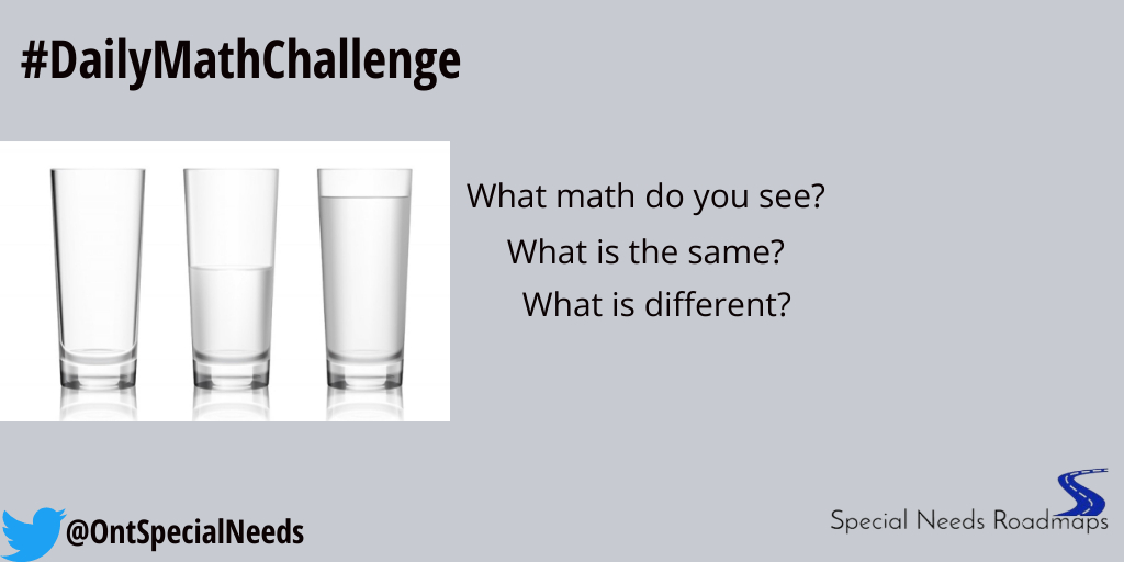 ONTSpecialNeeds's tweet image. Let&apos;s start the week off with a good #DailyMathChallenge!