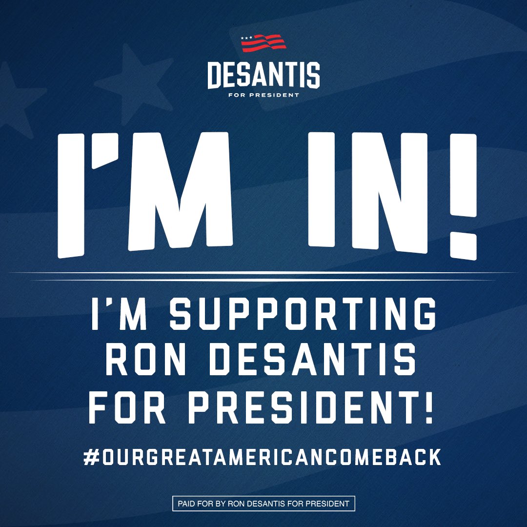 Team DeSantis (@teamdesantis) on Twitter photo Are you ready to elect <a href="/RonDeSantis/">Ron DeSantis</a> as president? ๐บ๐ธ
RT and text FREEDOM to 512345 to join the movement!
#RD24 #OurGreatAmericanComeback Are you ready to elect <a href="/RonDeSantis/">Ron DeSantis</a> as president? ๐บ๐ธ
RT and text FREEDOM to 512345 to join the movement!
#RD24 #OurGreatAmericanComeback