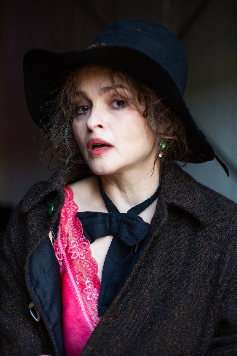 Photo by Billy Charity. Helena backstage at the Hay Festival📸 #HelenaBonhamCarter #HBC