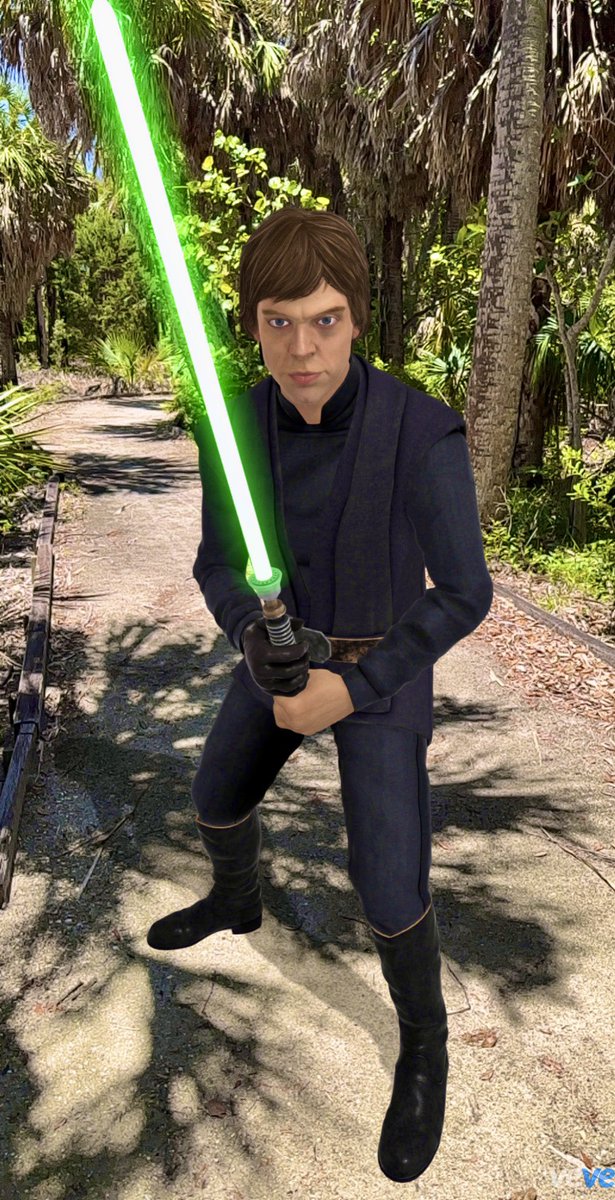 #StarWars #LukeSkywalker Nature 🖼️ #AR Views💥

@veve_official #VeVeCommunity 

#NeverStopCreating 💙(Day#238🤯)

#veve #vevefam #CollectorsAtHeart💙