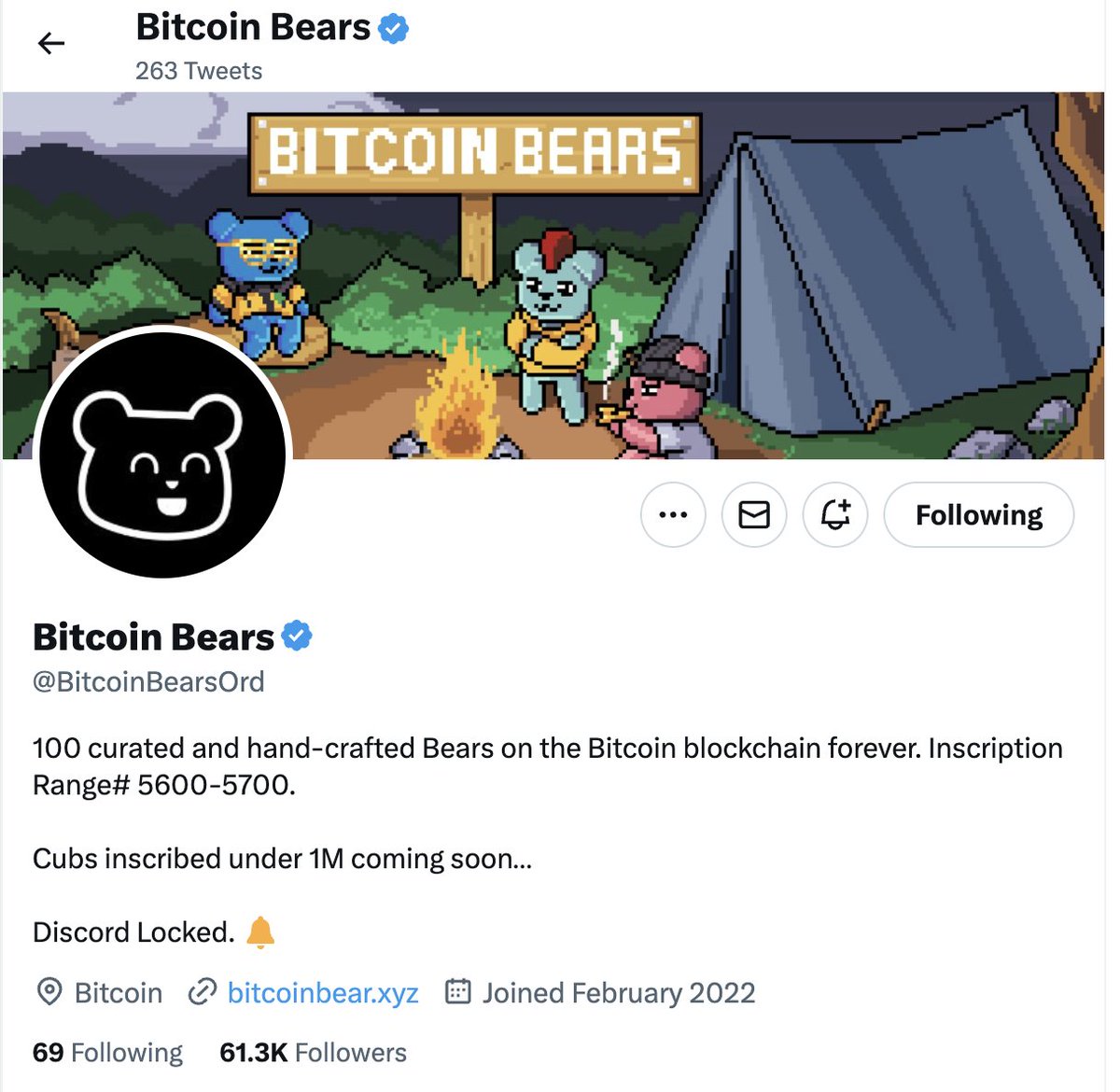Ed_x區塊日記🇭🇰 (@ed_x0101) on Twitter photo 送福利时间,感谢 <a href="/BitcoinBearsOrd/">Bitcoin Bears</a> 送出的5个白名单🧡
比特🐻近期近期非常火爆,感谢项目方赞助的白名单给粉丝,他们会在 <a href="/MEonBTC/">Magic Eden on Bitcoin 🟧</a> 上面发射
参与条件:
🟧关注 <a href="/BitcoinBearsOrd/">Bitcoin Bears</a> @bitcoin_square_ <a href="/Ed_x0101/">Ed_x區塊日記🇭🇰</a>
🟧按赞 & 转推
#Ordinal #giveaway #bitcoinbears 送福利时间,感谢 <a href="/BitcoinBearsOrd/">Bitcoin Bears</a> 送出的5个白名单🧡
比特🐻近期近期非常火爆,感谢项目方赞助的白名单给粉丝,他们会在 <a href="/MEonBTC/">Magic Eden on Bitcoin 🟧</a> 上面发射
参与条件:
🟧关注 <a href="/BitcoinBearsOrd/">Bitcoin Bears</a> @bitcoin_square_ <a href="/Ed_x0101/">Ed_x區塊日記🇭🇰</a>
🟧按赞 & 转推
#Ordinal #giveaway #bitcoinbears