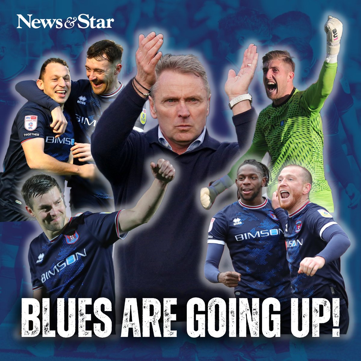 THE BLUES ARE GOING UP!!!!!!!! #cufc <a href="/newsandstar/">News & Star</a>