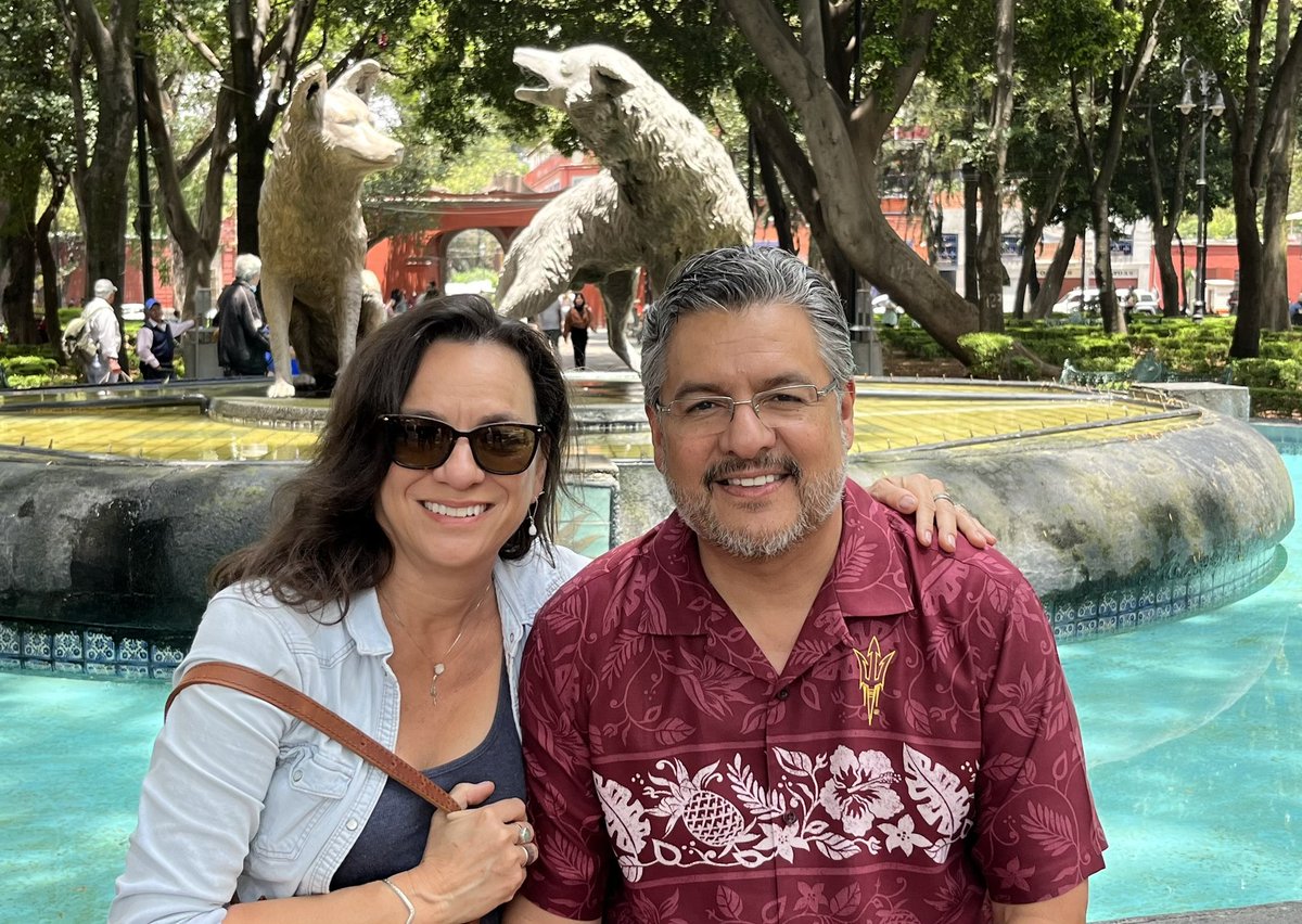 Today marks our 35th anniversary. More adventures and gray hair still yet to come. Love you Maria!