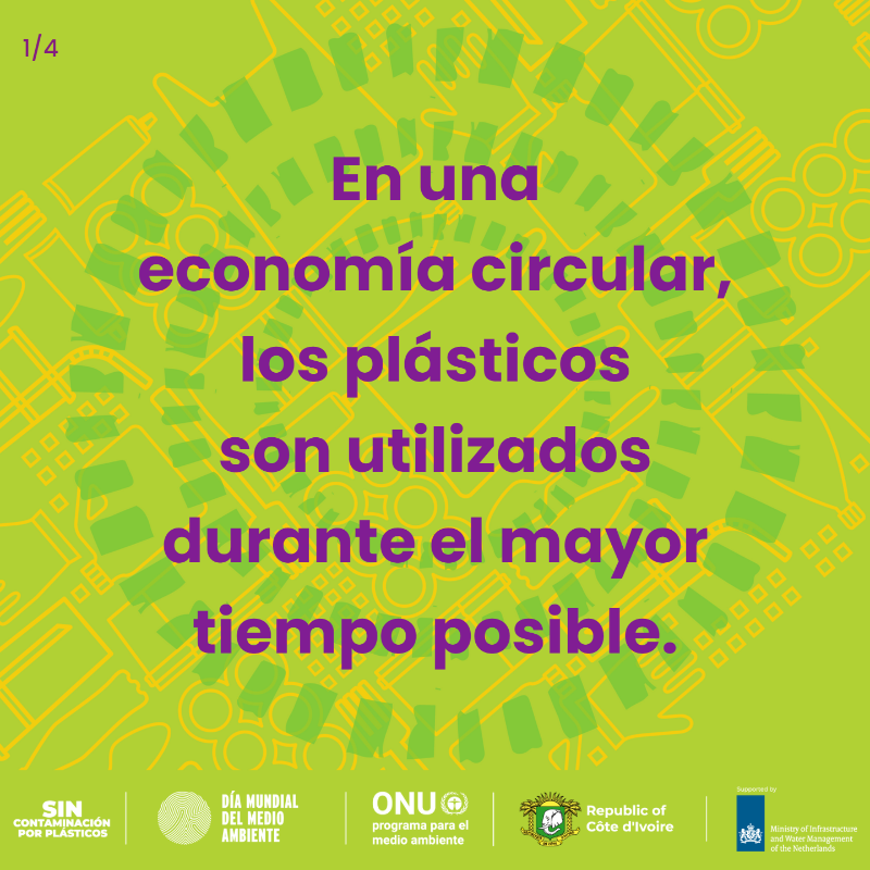 unep_espanol's tweet photo. El reciclaje por sí solo no basta para lograr un 🌎 #SinContaminaciónPorPlásticos. 

Es crucial crear una economía circular del plástico para frenar la triple crisis planetaria y mejorar la vida de todas las personas en todas partes.

5 de junio #DíaMundialDelMedioAmbiente