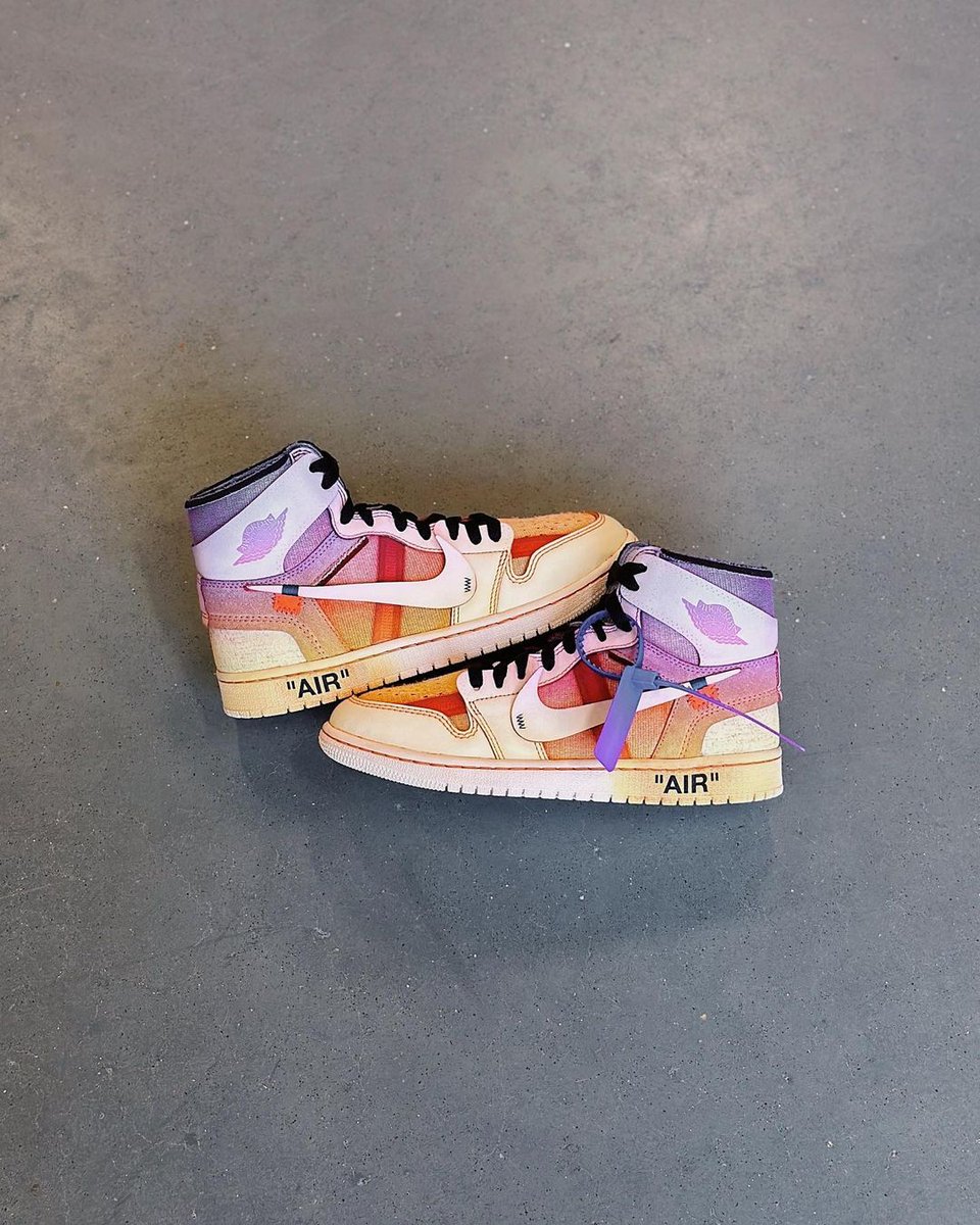 Nike Nike Air Jordan 1 Retro High Off-White NRG Promo Sample Dusk By  Lorenz.OG