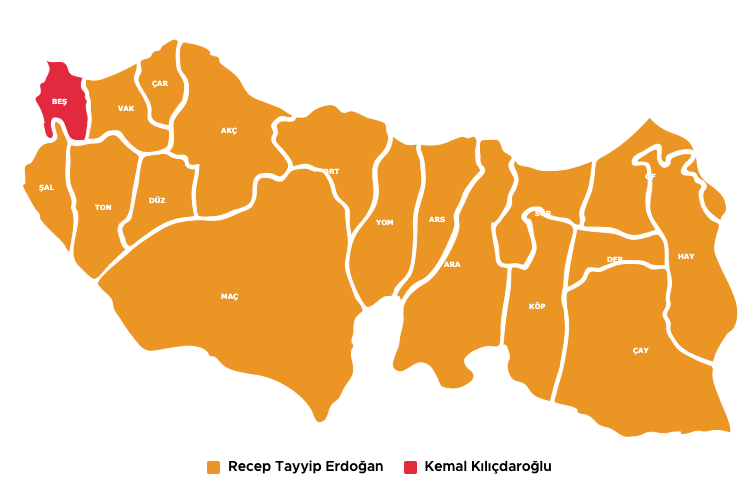 📍Cumhurbaşkanlığı Seçimi - Trabzon