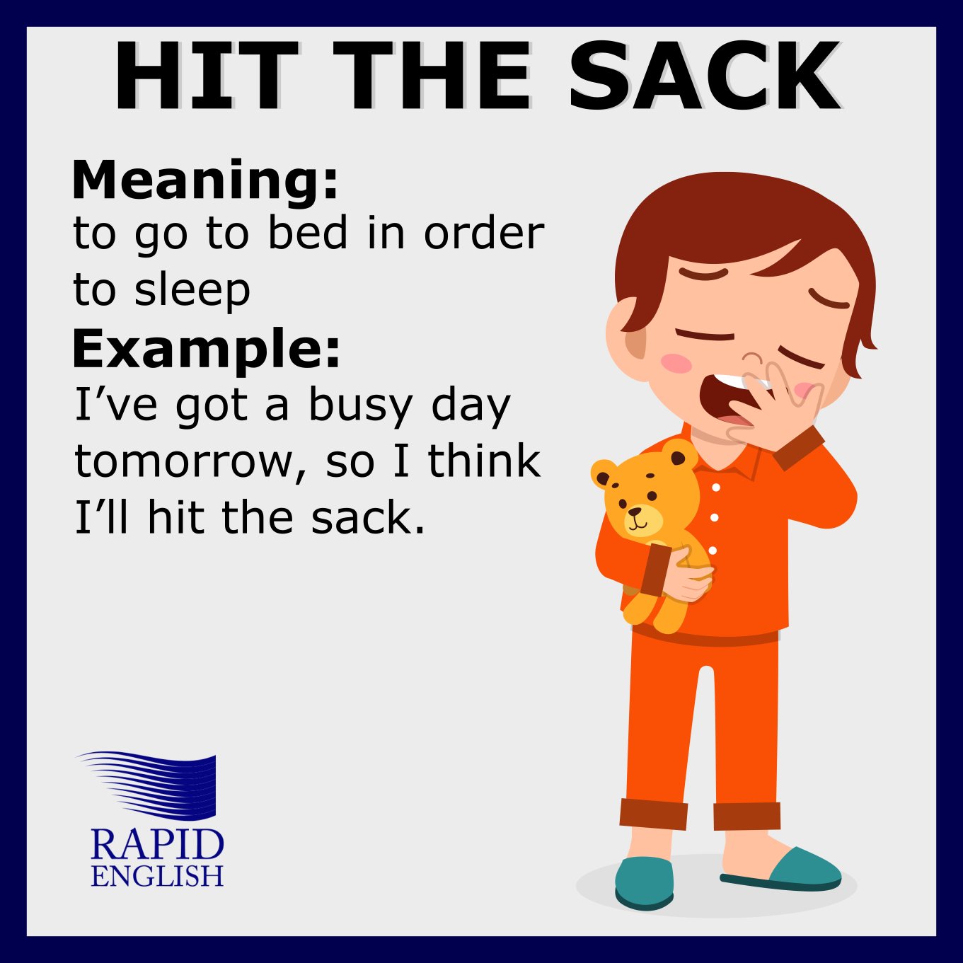 Rapid English On X If You Find This Helpful Please Hit 56 OFF to-hit-the-sack-hit-the-hay-english-idiom-meaning-youtube