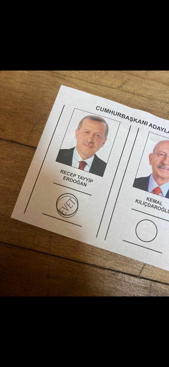 Türkiye için Yeniden evett🇹🇷