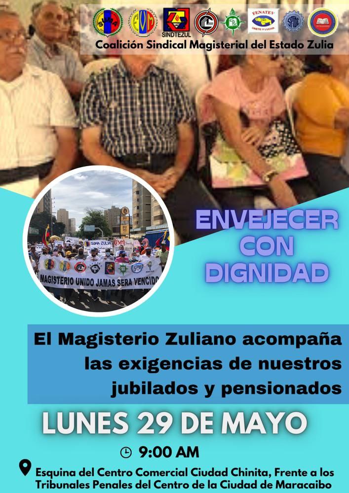 #SalarioIgualCanastaBásica
#SalarioConstitucional
#NuestraLuchaEsGremial
#SalarioJustoYa
#Art91CRBV #Art89CRBV
#PensionesDignas #Protesta
#SalariosYPensionesIndexadosYa
#SalarioConPoderAdquisitivo
#RespetoALosDerechosLaborales #DignidadMagisterial

 cutt.ly/16ytSeY