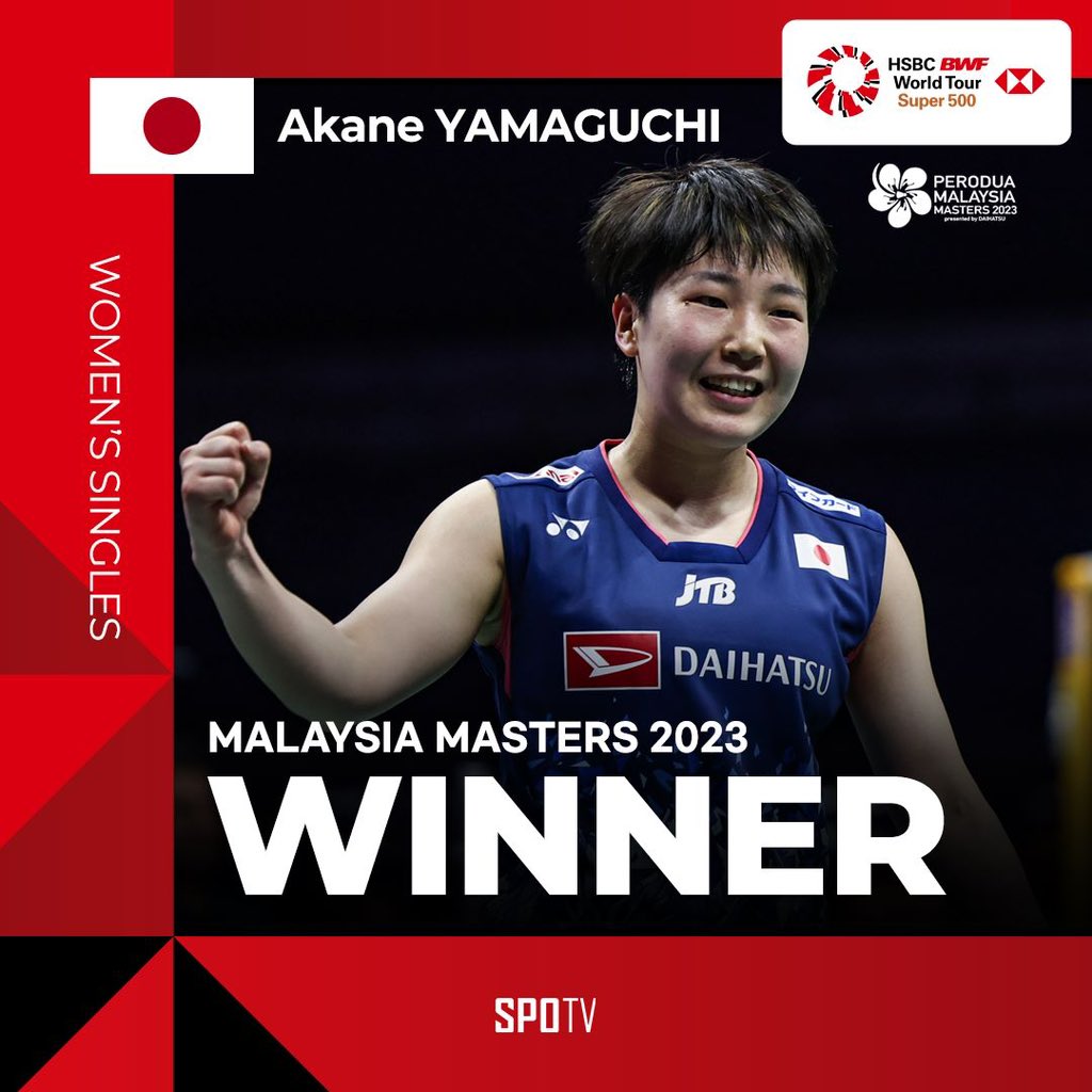 Congratulations to the winners of #MalaysiaMasters2023!! 🥳 It was an eventful week full of ups and downs indeed.

#BWF #SPOTVSEA #badminton