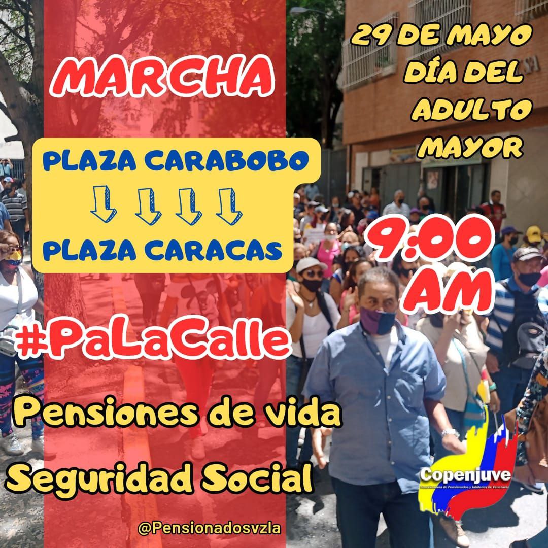 Caracas.#SalarioIgualCanastaBásica
#SalarioConstitucional
#NuestraLuchaEsGremial
#SalarioJustoYa
#Art91CRBV #Art89CRBV
#PensionesDignas #Protesta
#SalariosYPensionesIndexadosYa
#SalarioConPoderAdquisitivo
#RespetoALosDerechosLaborales

 cutt.ly/16ytSeY