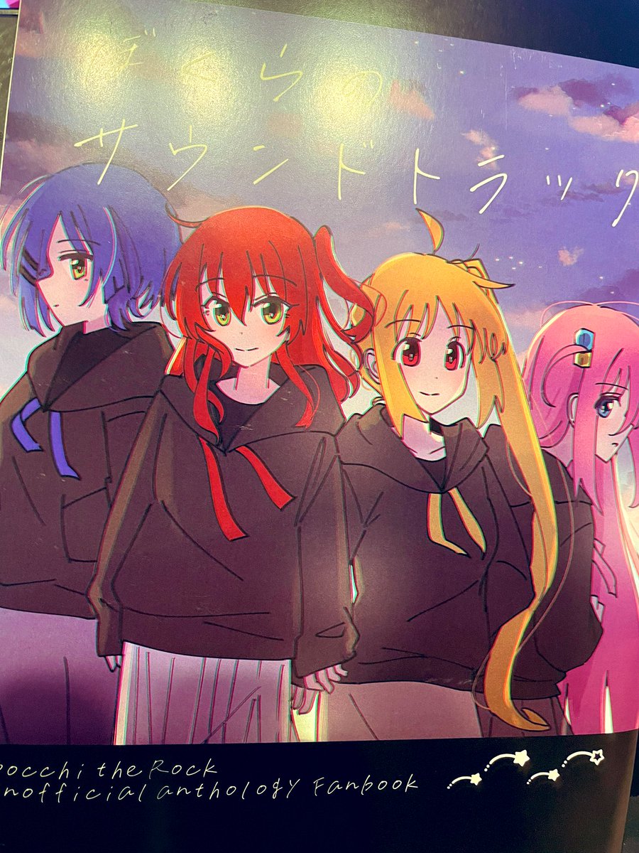gotou hitori ,ijichi nijika 4girls multiple girls red hair blonde hair pink hair long hair blue hair  illustration images