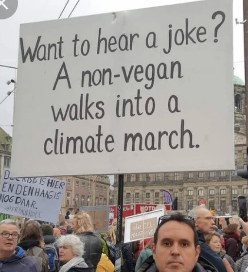 It’s only 8:30 in the morning and I’m already tired of virtue signalling, nonPlantBased ‘environmentalists’ 🙄