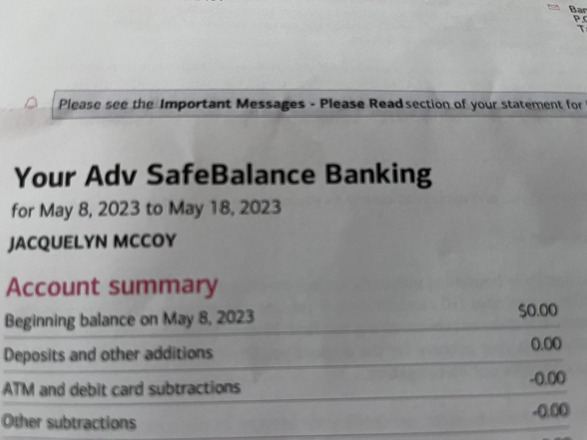 Bobakanoah's tweet photo. I am SO over @BankofAmerica and their lack of concern for #fraud. Fraudsters created an account in my name, then BofA customer service argued with me about having spoken to me about it. I asked that the account be closed. Today, I get a statement for the account I never opened. https://t.co/sU02MKsDRI