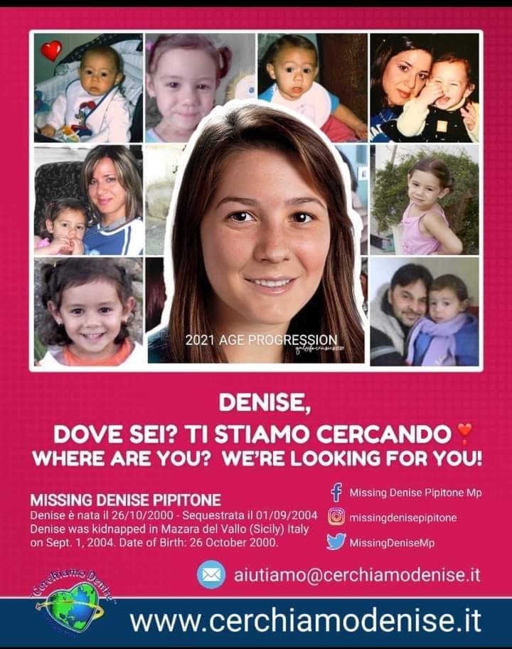 #missingdenisepipitone #sequestrata #sicily #europa #mazaradelvallo #pieramaggio #pietropulizzi #kosovol #tunisy #Turchia #romany #croazia #maldives #losangeles #Miami #toronto #SanFrancisco #Georgia #manattan #Florida #grecia #Polonia #pechino #Australia #Canada #USA #giappone