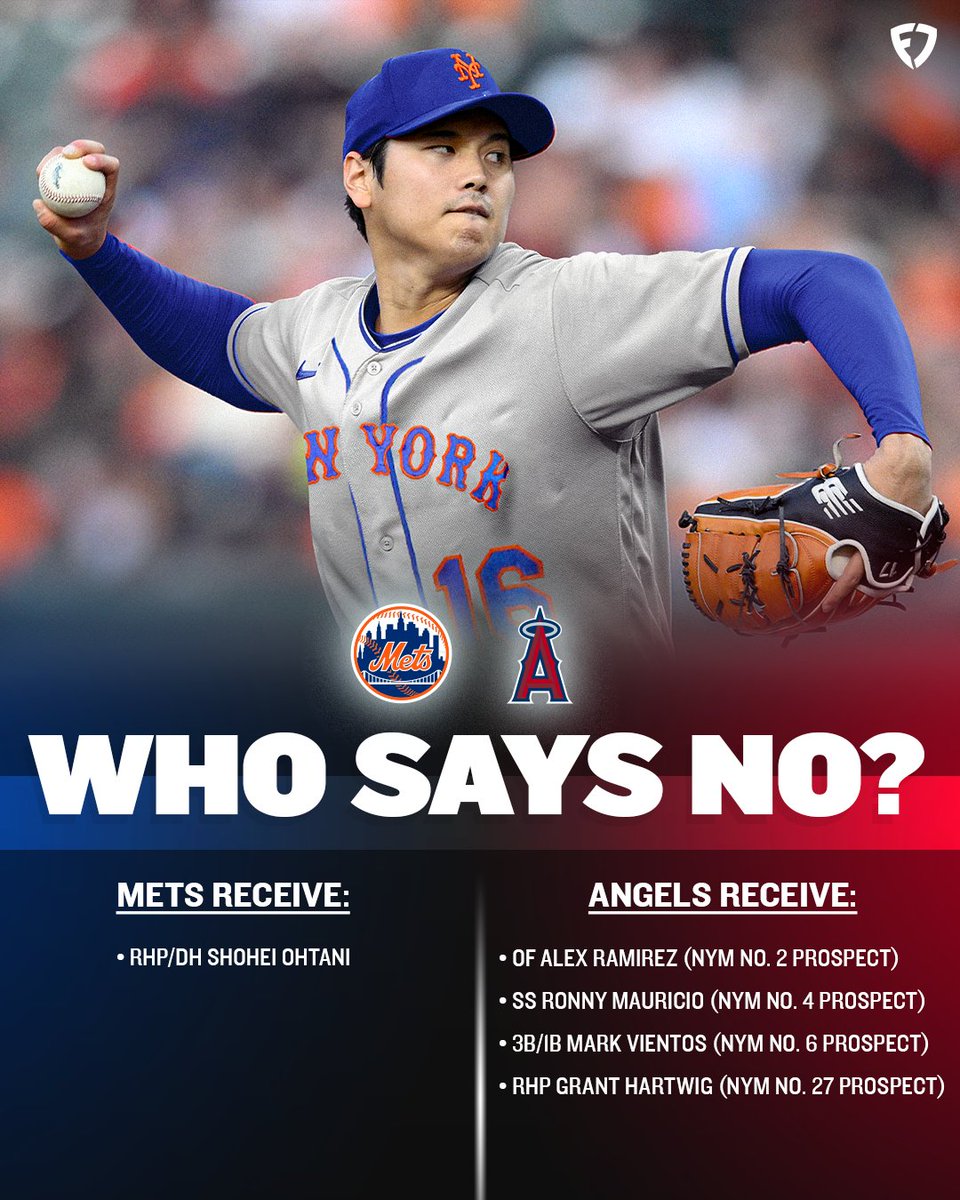 SHOHEI OHTANI → NEW YORK

Should the Mets & Angels make this deal? 🤔

#LGM | #GoHalos | #MLB