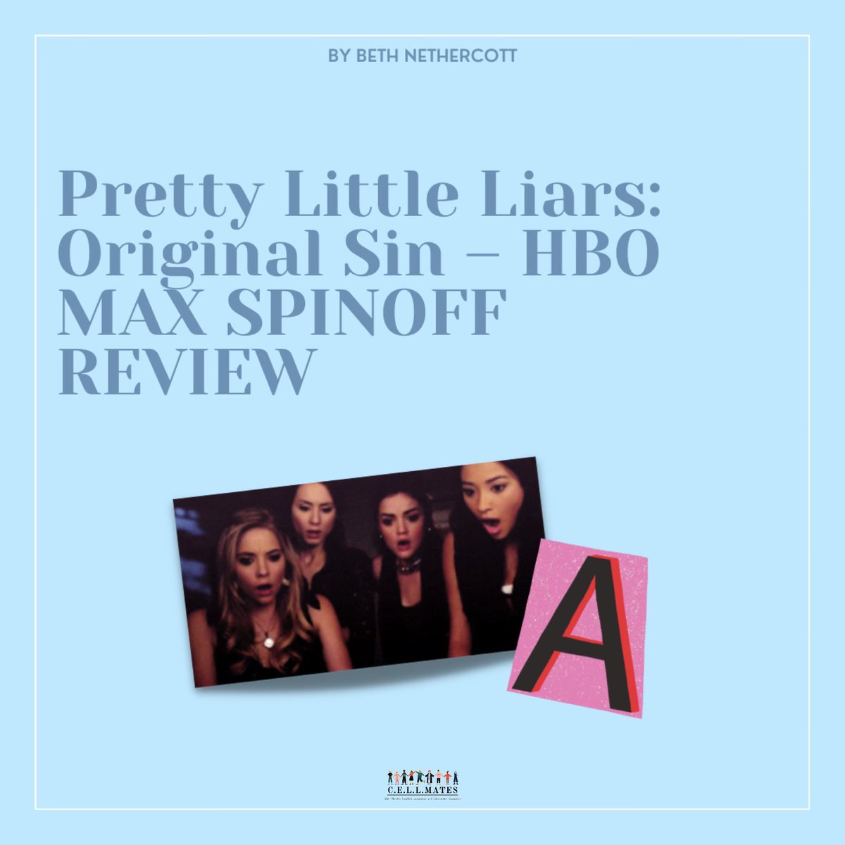 Want something to read this bank holiday? 

Beth’s recent article is a review of ‘Pretty Little Liars: Original Sin,’ where she rates it out of 10. If you want to find out what Beth thinks of the series then head over to the Cellmates’ website. (Link in our bio!)