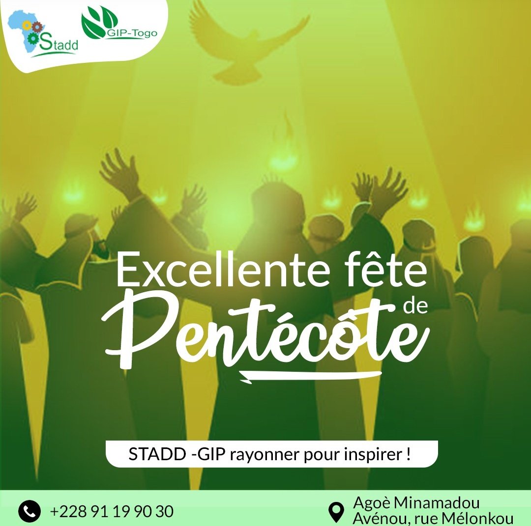 Bonne fête de Pentecôte à toute la communauté chrétienne 🎉
#Gip #tgtwittos