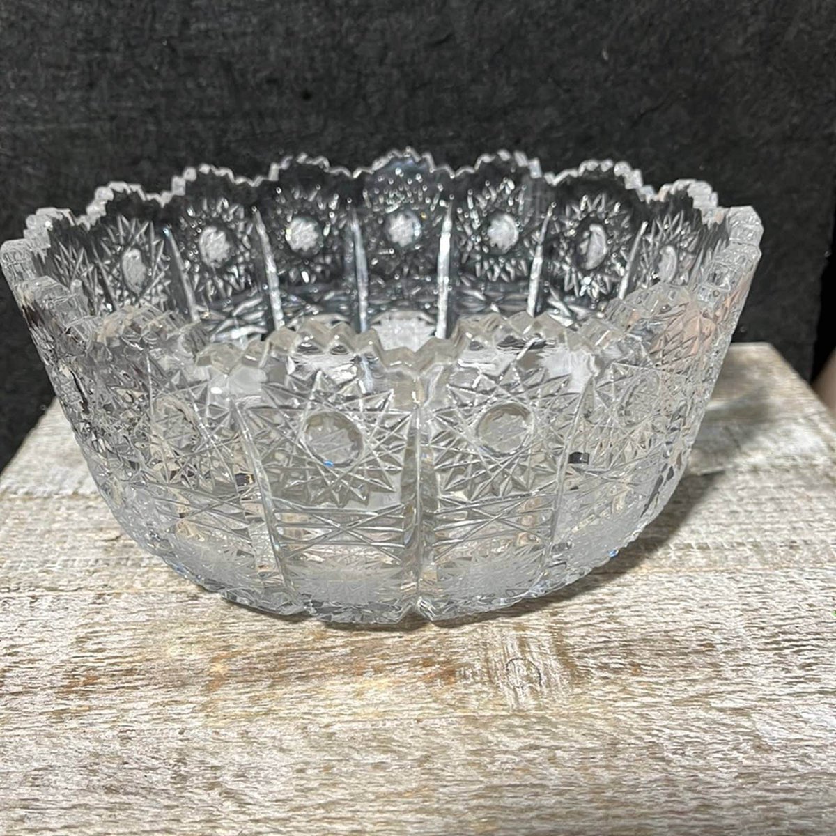 Excited to share the latest addition to my #etsy shop: Vintage American Brilliant Cut Glass Serving Bowl 8.5” Wide etsy.me/3C0Ss8A #glassbowl #brilliantcut #servingbowl #vintagebowl #americanbrilliant #cutglass #thenowandthenmarket