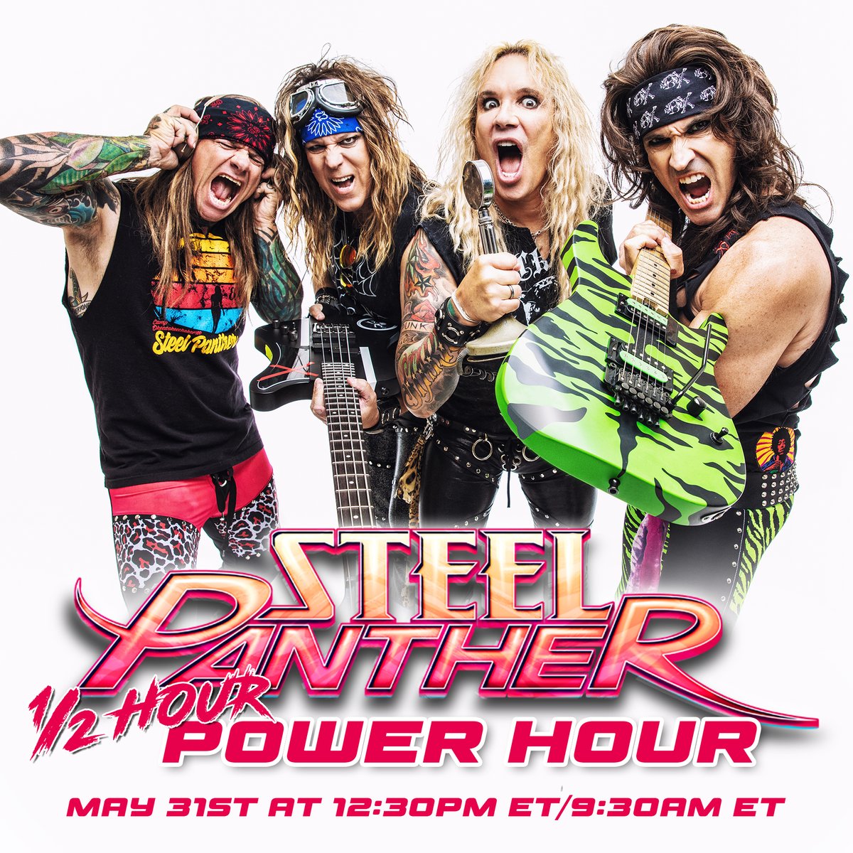 Steel Panther on Twitter "You asked for it! Comin' to you LIVE from