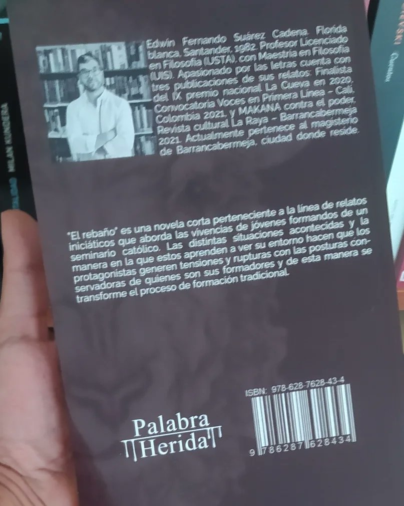 Ya en mis manos El Rebaño, mi primera novela.
¡Indescriptible!
#editorialpalabraherida #Colombia #Mexico #Ecuador #Uruguay
#nuevosautores #autorescolombianos 
#elrebaño
#EdwinFernandoSuárez