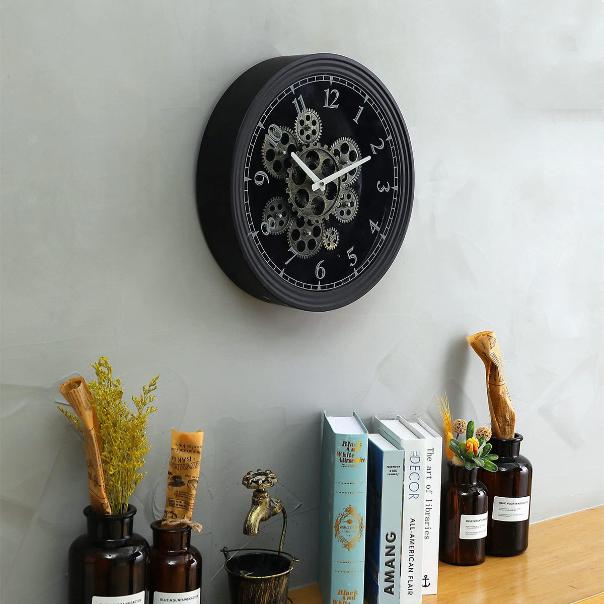 Product of the Week: Moving Gears Wall Clock home-designing.com/product-of-the…