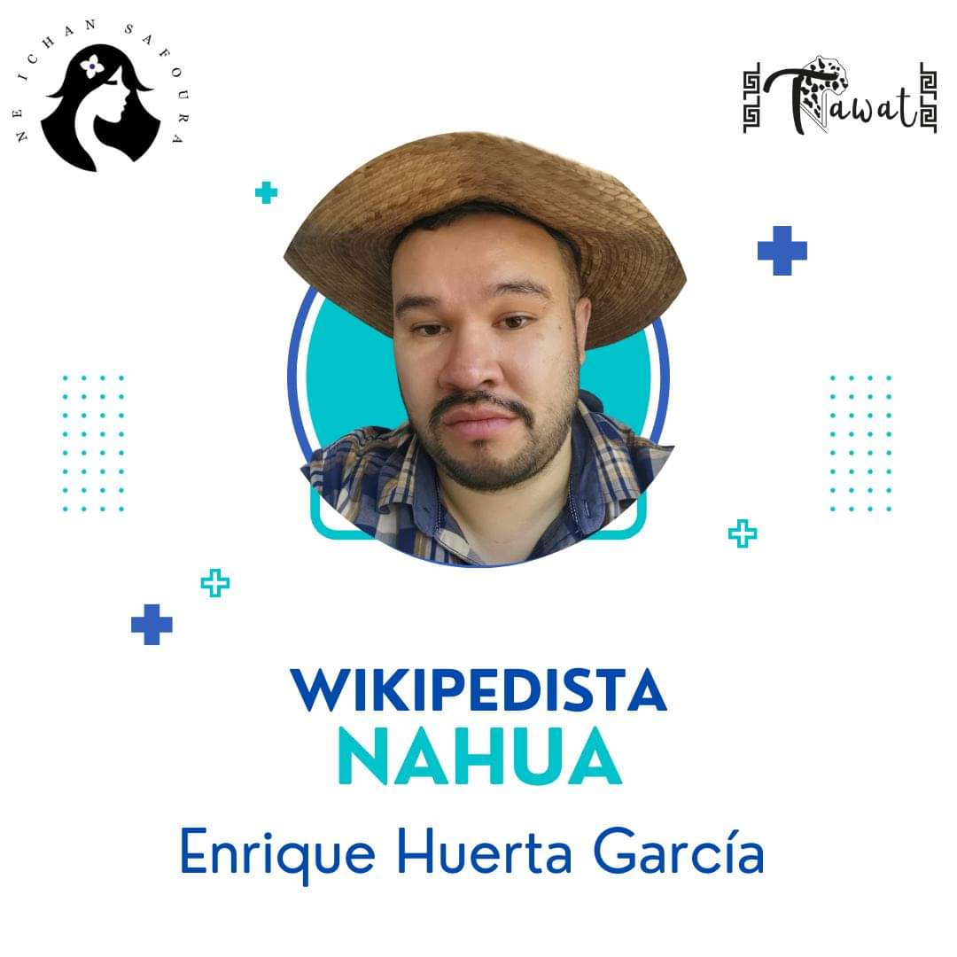 Te invitamos a leer y compartir los tres artículos que Enrique ha publicado hasta ahora:

Nantzin Sixta Pérez: incubator.wikimedia.org/wiki/Wp/ppl/Na… 
El huitlacoche: incubator.wikimedia.org/wiki/Wp/ppl/Ik… 
Los Huracaneros: incubator.wikimedia.org/wiki/Wp/ppl/Ar… 

#WikipediaNáhuat