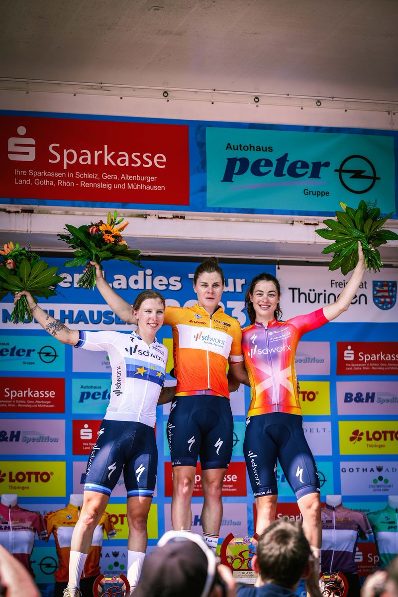🥇🥈🥉 in the GC 💥 Team SD Worx reigned in @LottoLadiesTour 💯 #wesparksuccess 📸 @Marcus.Aust