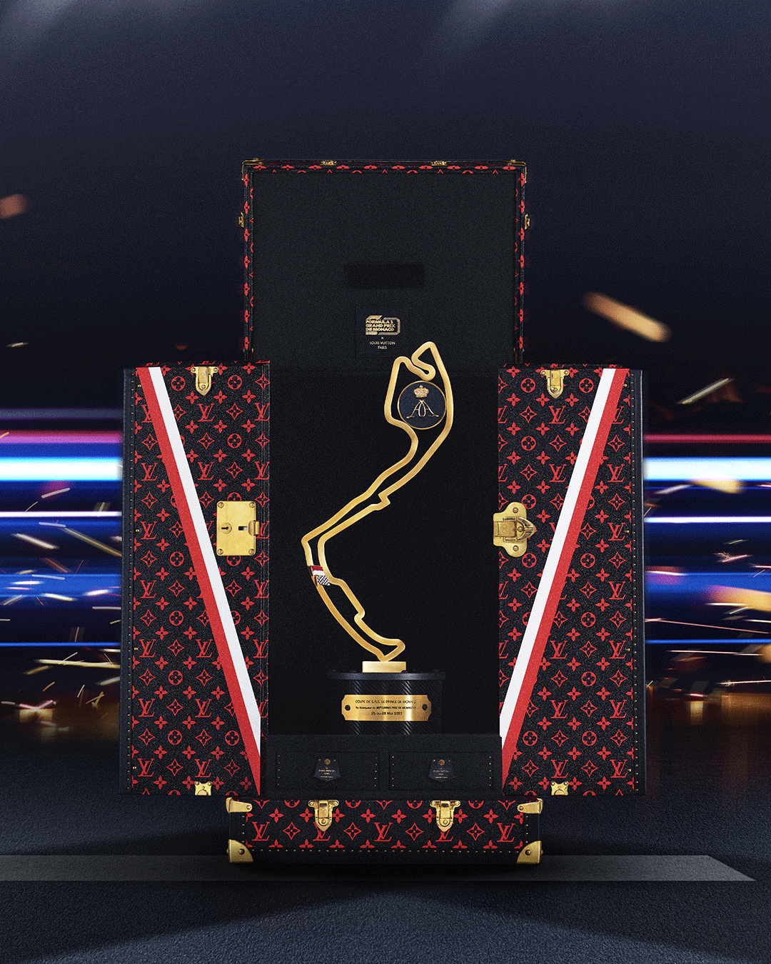 Louis Vuitton produced the trophy case for the Monaco Grand Prix.