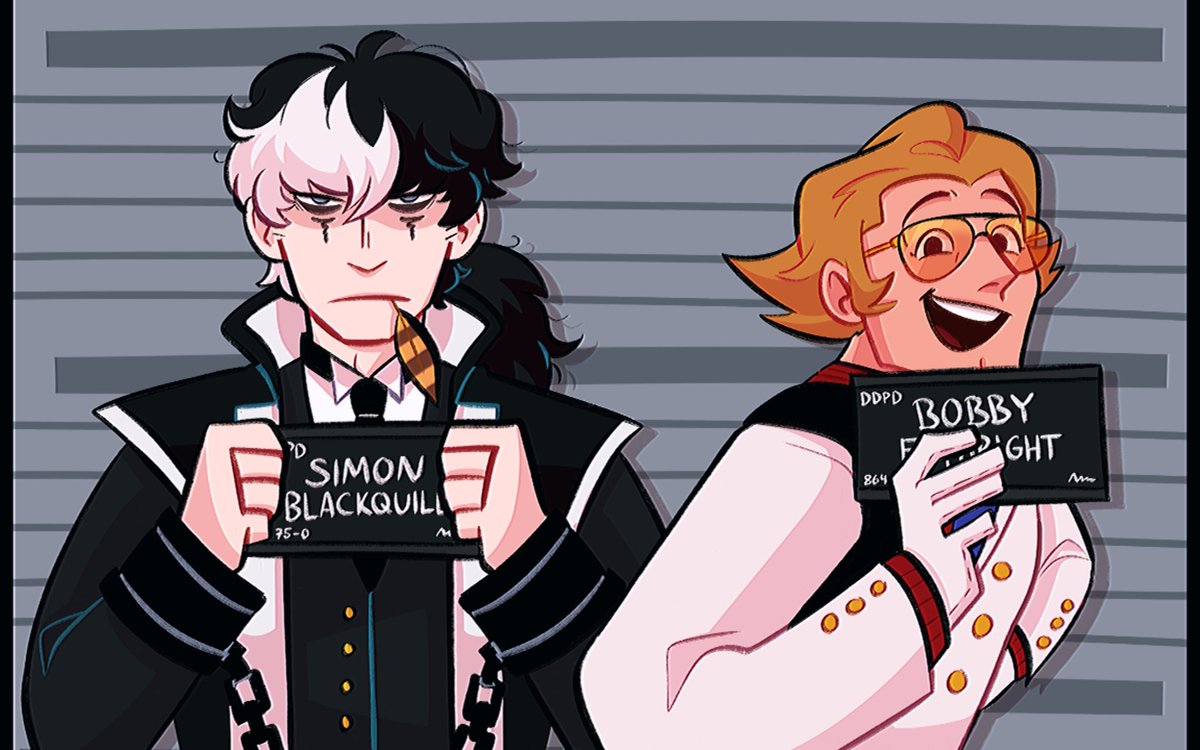 saltsig's tweet photo. It's their time to shine...
#AceAttorney #SimonBlackquill #BobbyFulbright #Blackbright https://t.co/ix7tPHTHI6