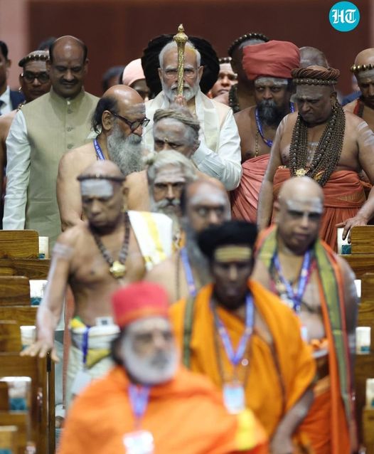 NEW INDIA.....
Now the Kumbh Mela can be held in Parliament itself.... It has started.....