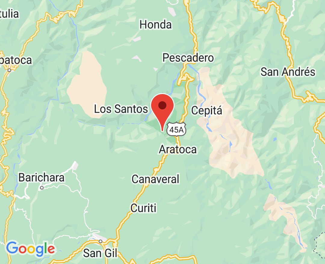 ¡Ocurrió un terremoto de magnitud 5.50 cerca a Santander, Colombia a las 10:45! earthquak.es/ems_202305_126…