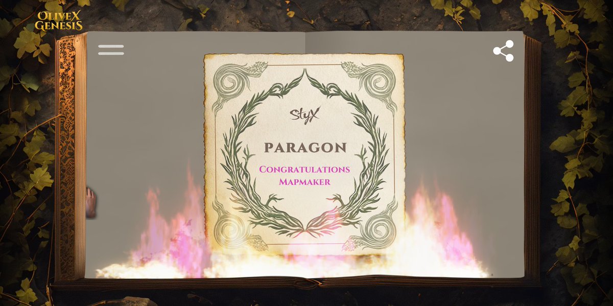 ncnzfr's tweet photo. I am free from Styx and bear the mark of The Map Maker. Will you escape from His grasp? 
 #playstyx @olivexai 🔥 
 Play Styx: https://t.co/olD7Ddc0b6 https://t.co/Y5mteKTUJJ