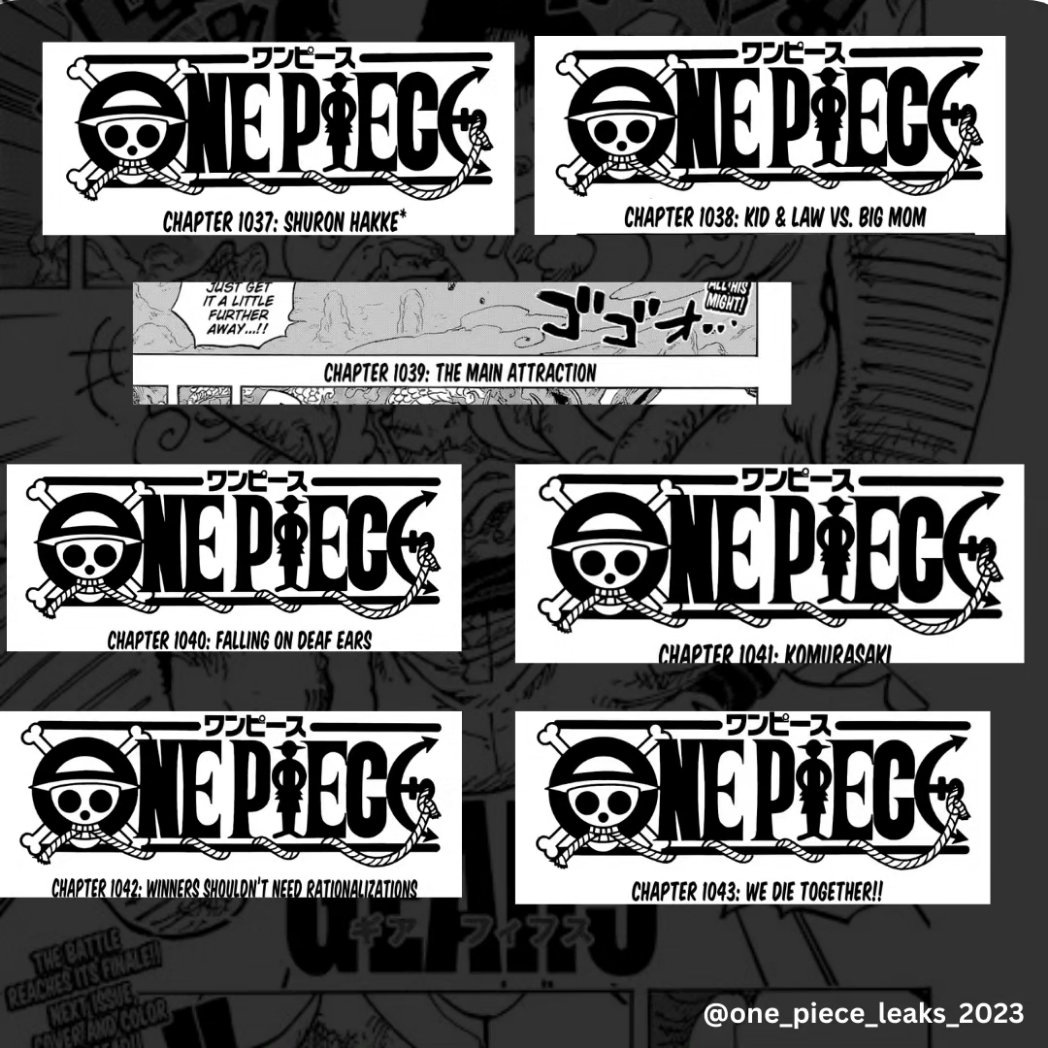 ONE PIECE LEAKS 2023 ONEPIECE1085 on Twitter "WE ARE OFFICIALY 7 CHAPTERS AWAY FROM GEAR 5