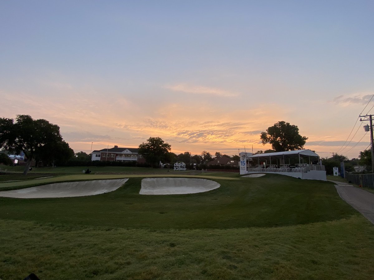 Awesome week down in Fort Worth for <a href="/CSChallengeFW/">Charles Schwab Challenge</a> at Colonial Country Club. The staff and other volunteers were phenomenal people and made the week a great time. Course looked awesome as well. I want to thank <a href="/R_Mcintosh9/">Rich McIntosh</a> for allowing me to volunteer at such a great event!