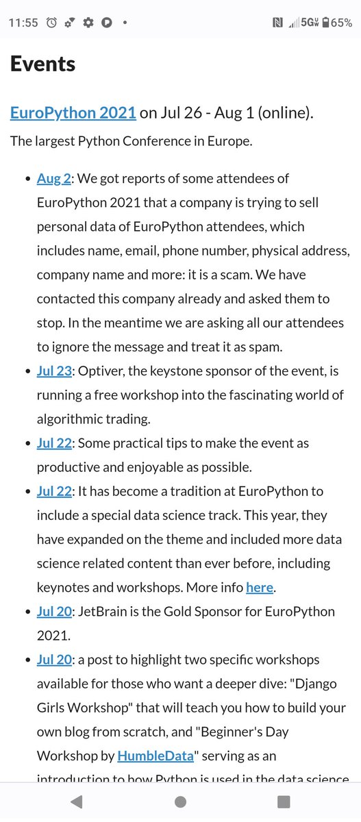 WallyOwi30's tweet image. Favorite python news website? This one has some conferences and stuff
honeybadger.io/blog/2021-q3-p…
#pythonnews #codingnews #pythondevelopment